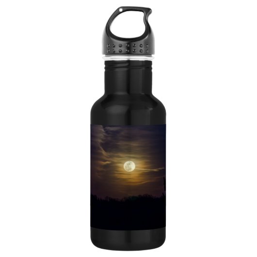 Silhouette aus rostfreiem Stahl Wasserflasche (Vorderseite)
