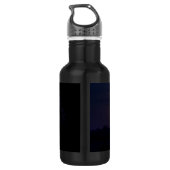 Silhouette aus rostfreiem Stahl Wasserflasche (Rückseite)