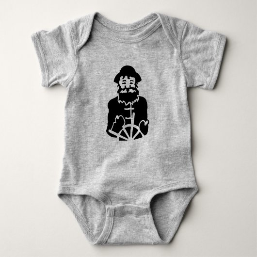 Silhouette Baby Strampler (Vorderseite)