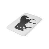 Silhouette Badematte (Schrägansicht)