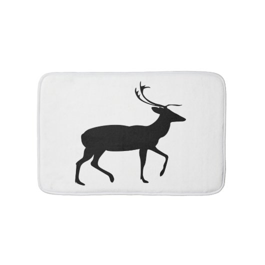 Silhouette Badematte (Vorderseite)