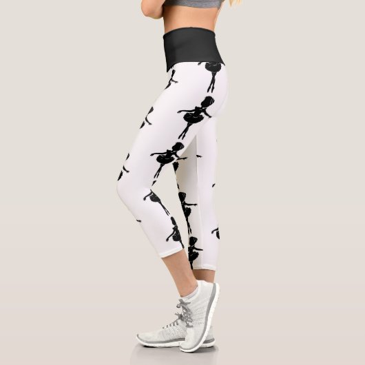 Silhouette Ballerina Capri Leggings (Links)