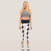 Silhouette Ballerina Capri Leggings (Vorderseite)
