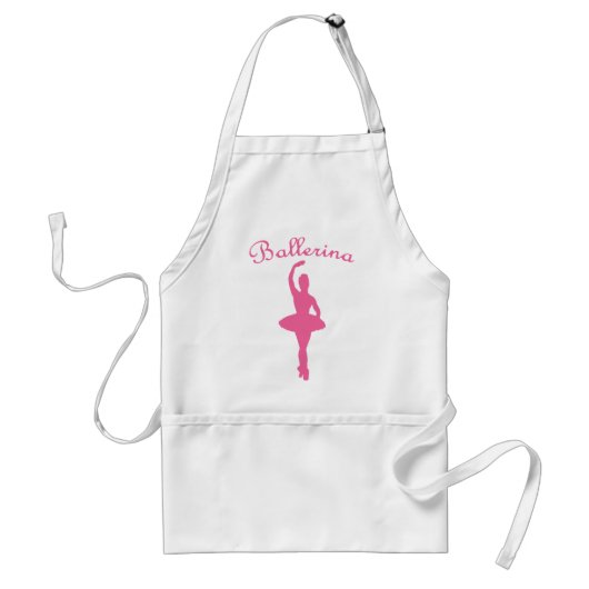 Silhouette Ballerina Schürze (Vorne)