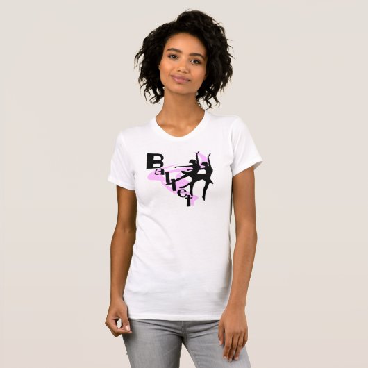 Silhouette-Ballett-T - Shirts und Geschenke (Vorne ganz)