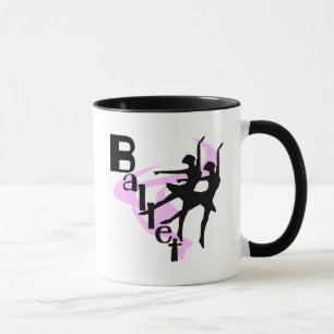 Silhouette-Ballett-T - Shirts und Geschenke Tasse