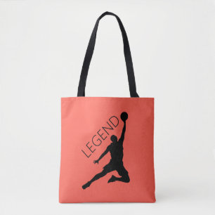 Silhouette Basketball Player Tasche