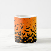 Silhouette Bats Vampire Dracula Halloween Muster Kaffeetasse (Mittel)