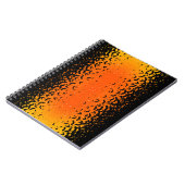 Silhouette Bats Vampire Dracula Halloween Muster Notizblock (Linke Seite)