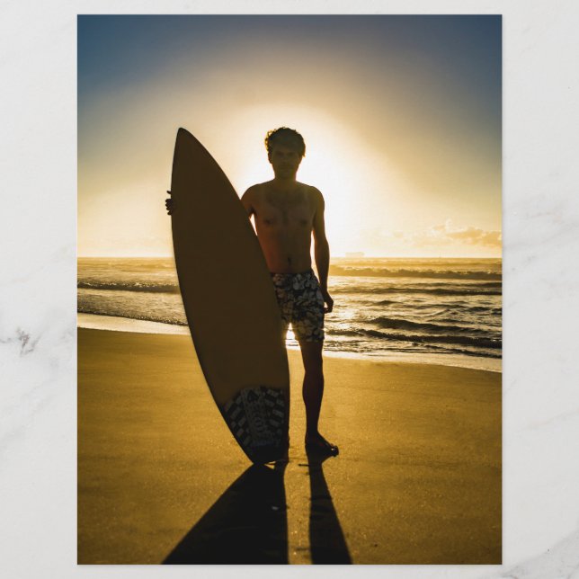 Silhouette bei Sonnenaufgang (Vorderseite)