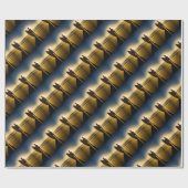 Silhouette bei Sonnenaufgang Geschenkpapier (Flach)