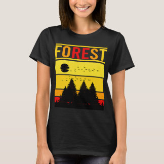 Silhouette Berg- und Forstwirtschaft 38 T-Shirt