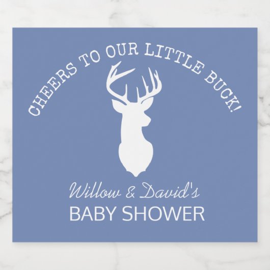 Silhouette Bierflasche Bierflaschenetikett (Einzelnes Label)