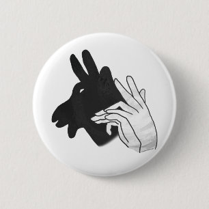 Silhouette Billy Goat Button