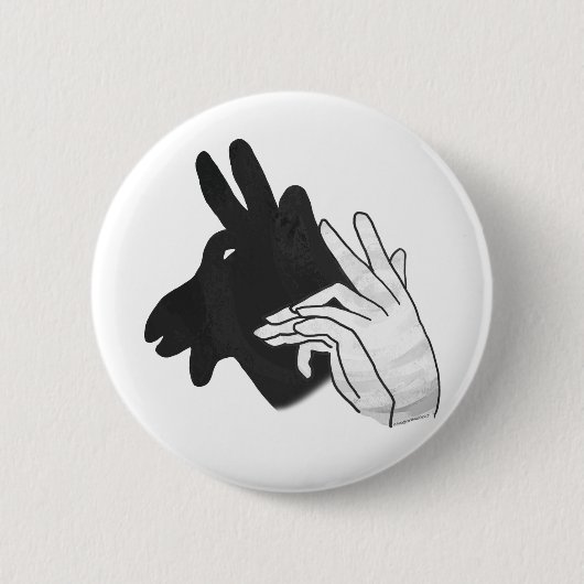 Silhouette Billy Goat Button (Vorderseite)