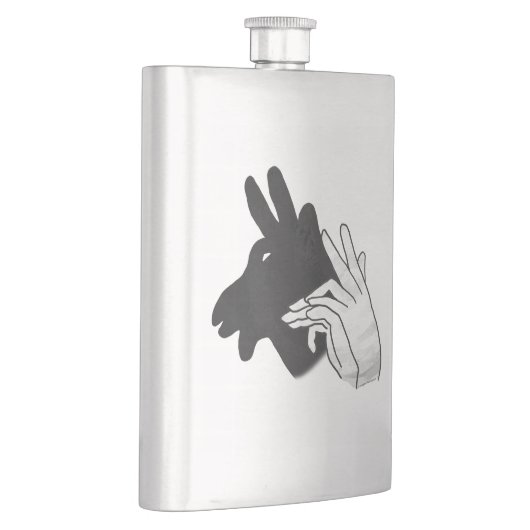 Silhouette Billy Goat Flachmann (Rechts)