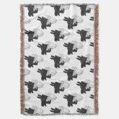 Silhouette Billy Goat Gray Decke (Vorderseite Vertikal)