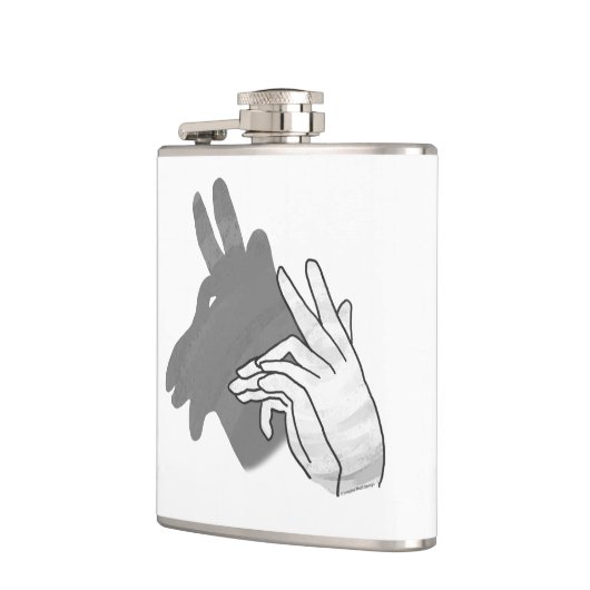 Silhouette Billy Goat Gray Flachmann (Links)