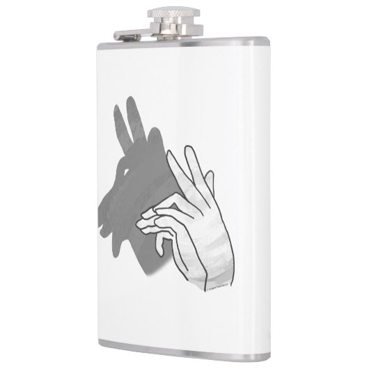 Silhouette Billy Goat Gray Flachmann (Links)