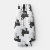 Silhouette Billy Goat Gray Flaschenkühler (Rückseite)