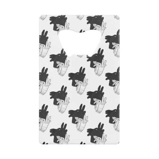 Silhouette Billy Goat Gray Geldbeutel Flaschenöffner (Vorderseite)