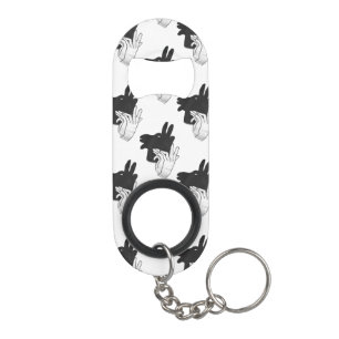 Silhouette Billy Goat Gray Mini Flaschenöffner