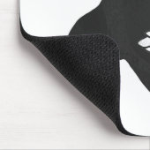 Silhouette Billy Goat Mousepad (Ecke)