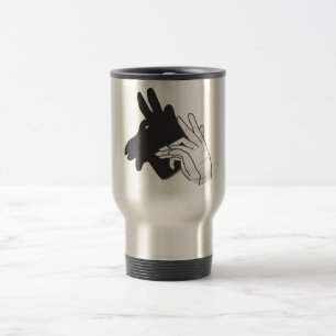 Silhouette Billy Goat Reisebecher