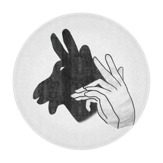 Silhouette Billy Goat Schneidebrett (Vorderseite)