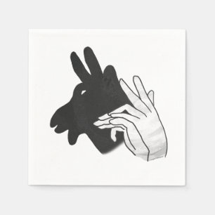 Silhouette Billy Goat Serviette