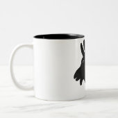 Silhouette Billy Goat Zweifarbige Tasse (Links)