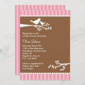 Silhouette Birds Baby Dusche Einladungen (Vorne/Hinten)