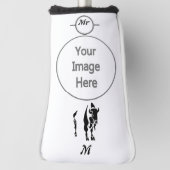 Silhouette Black Buffalo Golf Headcover (Rotieren 90)