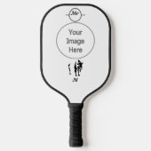 Silhouette Black Buffalo Pickleball Schläger (Vorderseite)