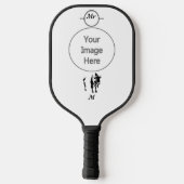 Silhouette Black Buffalo Pickleball Schläger (Rückseite)