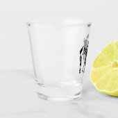 Silhouette Black Buffalo Schnapsglas (Links)