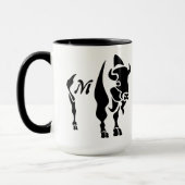 Silhouette Black Buffalo Tasse (Links)