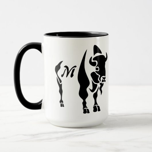 Silhouette Black Buffalo Tasse (Links)