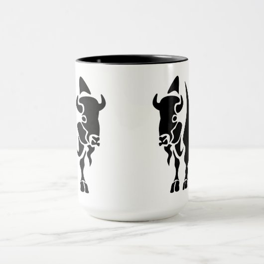 Silhouette Black Buffalo Tasse (Zentrum)