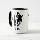 Silhouette Black Buffalo Tasse (Vorderseite Links)
