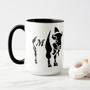 Silhouette Black Buffalo Tasse