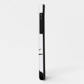 Silhouette "Black & White Lady Liberty" Case-Mate iPhone Hülle (Hinten/Links)