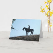 Silhouette - Blankokarte Karte (Gelbe Blume)