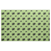 Silhouette Border Collie Herding Sheep Stoff (Fat Quarter (45,7 x 55,9 cm))