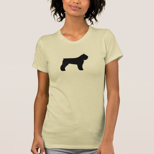 Silhouette Bouvier DES Flandres T-Shirt (Vorderseite)