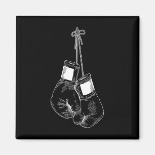 Silhouette Boxhandschuhe Boxen Kickboxen Sport  Magnet