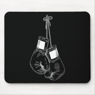 Silhouette Boxhandschuhe Boxen Kickboxen Sport Mousepad