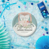 Silhouette Brautparty personalisiert Pappteller (Party)