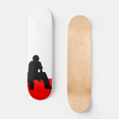 Silhouette-Brett Skateboard (Vorderseite)