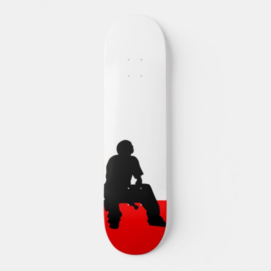 Silhouette-Brett Skateboard (Vorderseite)